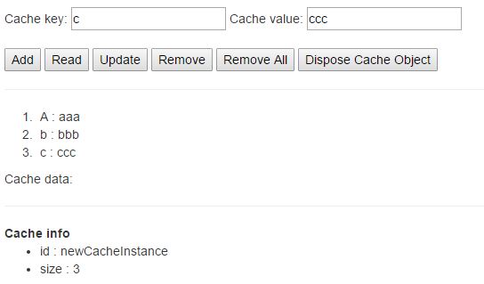 AngularJS Cache add, remove, update, read
