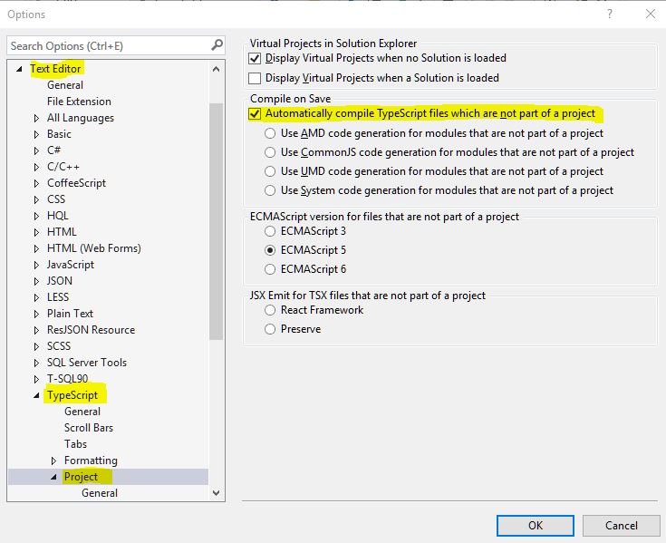 Automatically compile TypeScript file