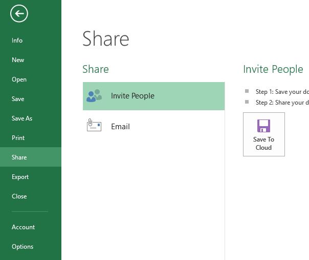 MS Excel share MS Excel share