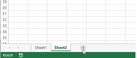 create new worksheet in excel