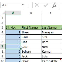 go to result in excel