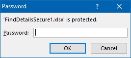 Password protection in excel