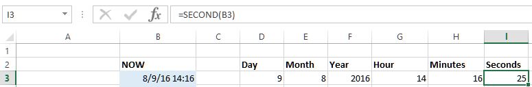 Second function in Excel