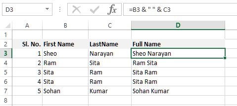joins in excel