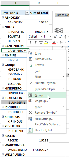 Multiple Grouping of Pivot Table Items